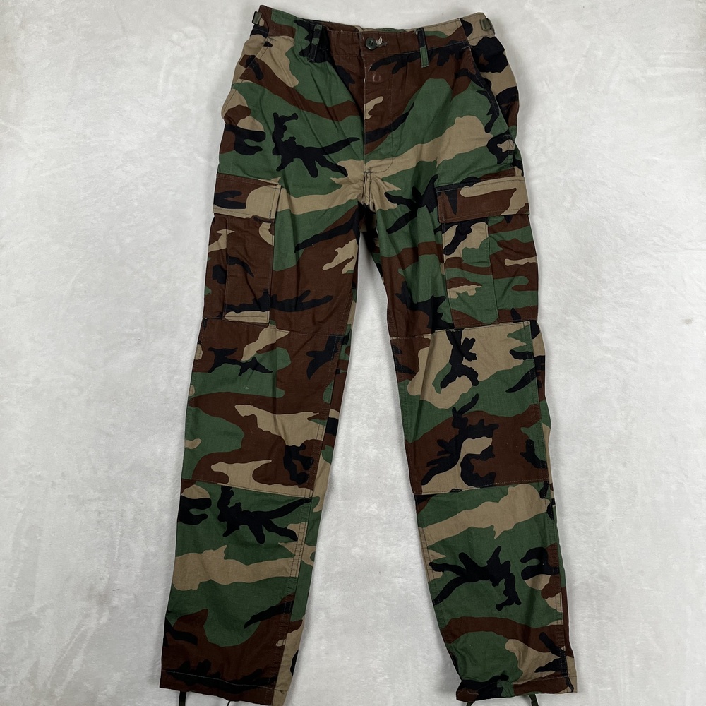 Propper Cargo Pants Mens Small Regular Woodland Camo Tactical Ripstop